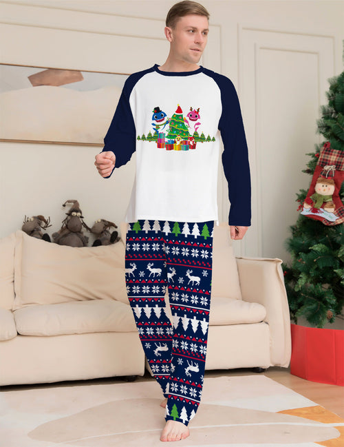 Family Matching Christmas Pajamas Set - Xmas Long Sleeve Sleepwear