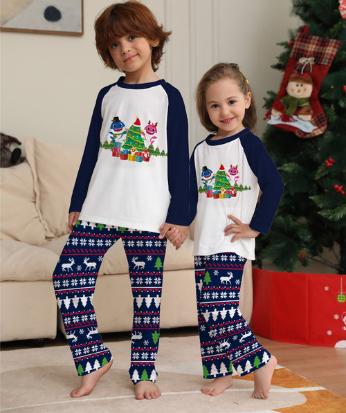 Family Matching Christmas Pajamas Set - Xmas Long Sleeve Sleepwear