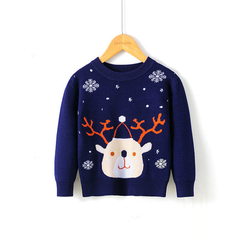 Christmas Snowflake Fawn Sweater