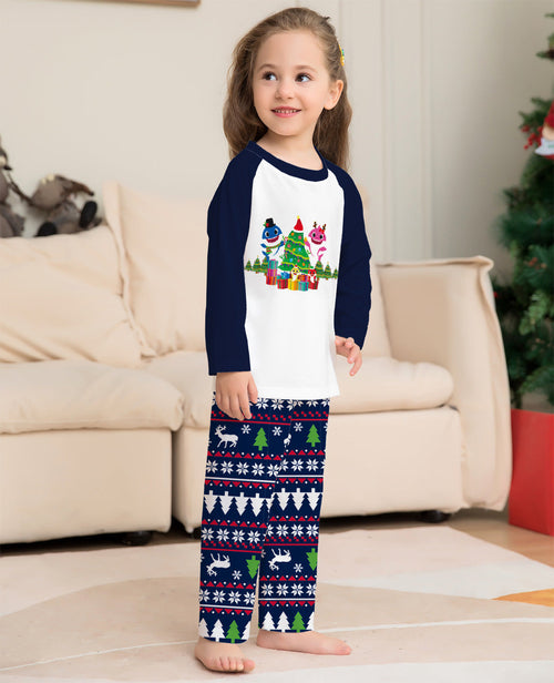 Family Matching Christmas Pajamas Set - Xmas Long Sleeve Sleepwear