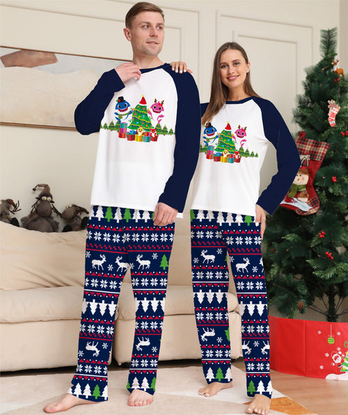 Family Matching Christmas Pajamas Set - Xmas Long Sleeve Sleepwear